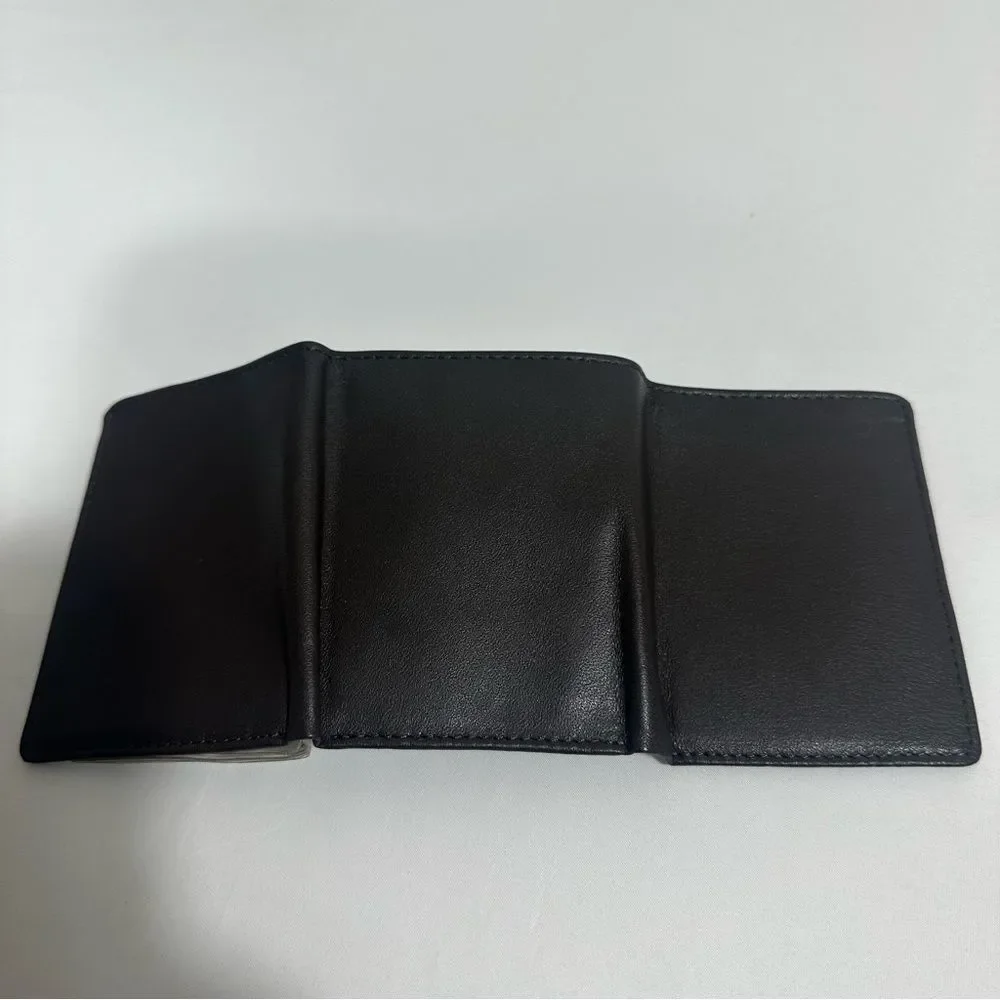 Vintage Perry Ellis Soft Genuine Leather Brown Wallet